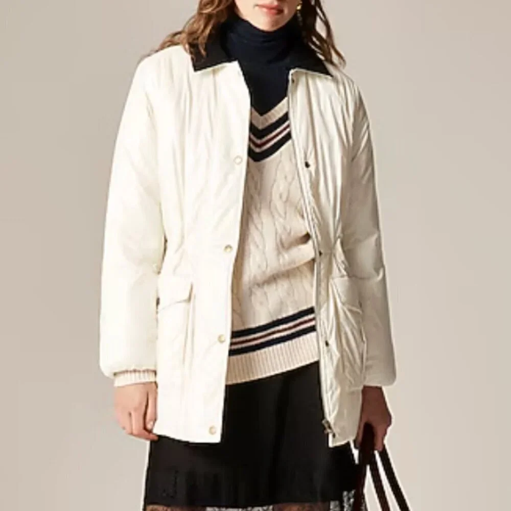 NWT! J CREW Puffer Barn Jacket